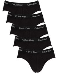 Calvin Klein - 5 Pack Classic Fit Hip Briefs - Lyst
