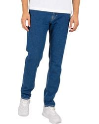 DRDENIM JEANSMAKERS Slim Jeans blau Casual-Look Mode Jeans Slim Jeans 