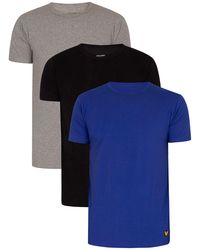 BNWT Lyle & Scott Junior Chicos T Shirt Twin Pack edad 14-15,RRP £ 60 4 verano ideal 