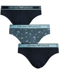 Emporio Armani - 3 Pack Briefs - Lyst