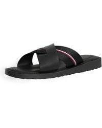 Tommy Hilfiger - Core Leather Criss Sandals - Lyst