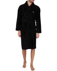 Lyle & Scott - Lucas Towelling Robe - Lyst