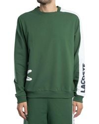 Lacoste - Printed Lounge Sweatshirt - Lyst