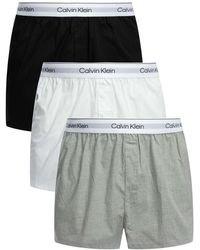 Calvin Klein - 3 Pack Icon Slim Boxers - Lyst