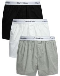 Calvin Klein - 3 Pack Icon Slim Boxers - Lyst