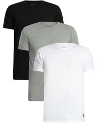 Lyle & Scott - Basic 3 Pack T-shirt - Lyst