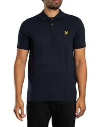 Lyle & Scott - Knitted Polo Shirt - Lyst