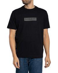 Napapijri - Box Logo T-shirt - Lyst