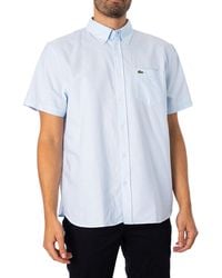 Lacoste - Regular Logo Short Sleeved Shirt - Lyst