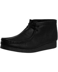 Clarks - Wallabee Evo Leather Boots - Lyst