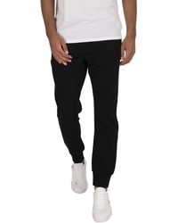 black lacoste joggers