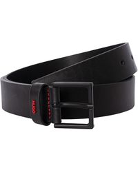HUGO - Giove Leather Belt - Lyst