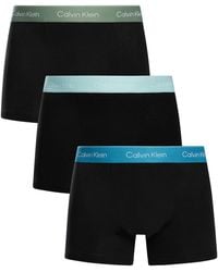 Calvin Klein - 3 Pack Icon Relaxed Fit Trunks - Lyst