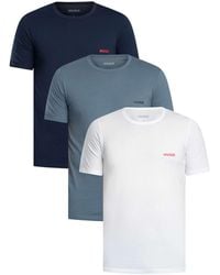 HUGO - 3 Pack Lounge T-shirts - Lyst