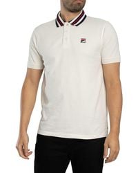 Fila - Achille Heritage Tape Basic Polo Shirt - Lyst
