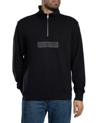 Napapijri - Box Logo Zip Fleece - Lyst