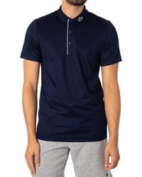 Lacoste Sport Collar Logo Polo Shirt - Blue