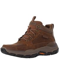 Skechers - Respected Boswell Leather Boots - Lyst
