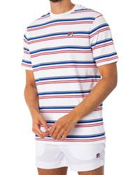 Fila - Stan Yarn Dye Stripe T-shirt - Lyst