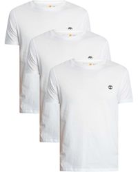 Timberland - 3 Pack Dunstan River Slim T-shirts - Lyst