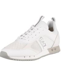 EA7 - Woven Trainers - Lyst