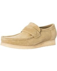Clarks - Wallabee Suede Loafers - Lyst