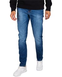 Calvin Klein Jeans Jeans slim bleu style d\u00e9contract\u00e9 Mode Jeans Jeans slim 