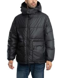 HUNTER Rubberised Puffer Jacket in White for Men | Lyst UK