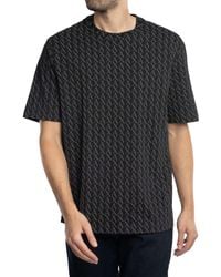 ARMANI EXCHANGE - Logo Pattern T-shirt - Lyst