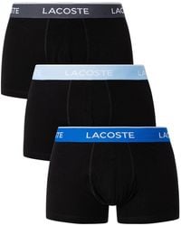 Lacoste - 3 Pack Casual Trunks - Lyst