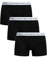 Tommy Hilfiger - 3 Pack Signature Cotton Essentials Trunks - Lyst