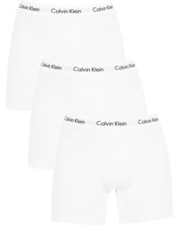 Calvin Klein - 3 Pack Cotton Stretch Boxer Briefs - Lyst