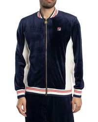 Fila - Miguel Velour Archive Track Jacket - Lyst