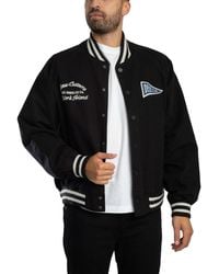 Deus Ex Machina - Branded Back Stadium Jacket - Lyst