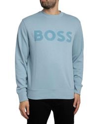 BOSS - We Basic Crew Sweatshirt - Lyst