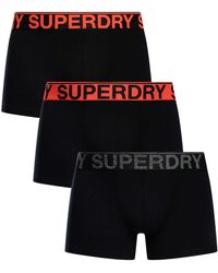Superdry - 3 Pack Trunks - Lyst