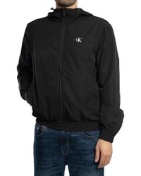 Calvin Klein - Ck Jeans Nylon Hooded Windbreaker J30j327254 - Lyst