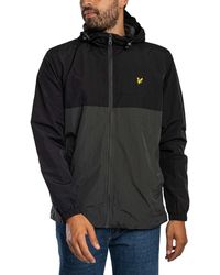 Lyle & Scott - Colourblock Zip Through Jacket - Lyst