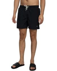 GANT - Logo Swim Shorts - Lyst