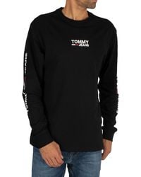 Tommy Hilfiger Longsleeved T-shirt - Black