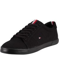 Tommy Hilfiger - Harlow Canvas Trainers - Lyst