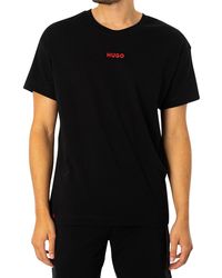HUGO - Linked Lounge T-shirt - Lyst