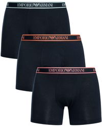 Emporio Armani - 3 Pack Boxers Briefs - Lyst