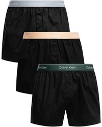 Calvin Klein - 3 Pack Icon Slim Boxers - Lyst