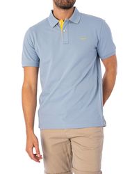 GANT - Regular Contrast Pique Rugger Polo Shirt - Lyst