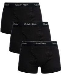 Calvin Klein - 3 Pack Cotton Classics Trunks - Lyst