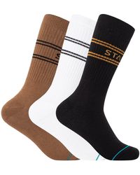 Stance - 3 Pack Casual Basic Socks - Lyst