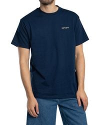 Carhartt - Script Embroidery T-shirt - Lyst