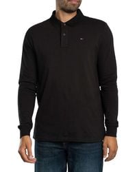 Tommy Hilfiger - Slim Placket Longsleeved Polo Shirt - Lyst