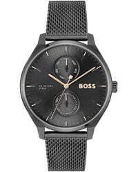 BOSS - Tyler Mesh Bracelet Watch - Lyst